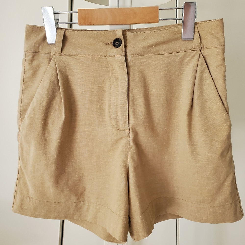 Tentree Pleated High Waisted Shorts